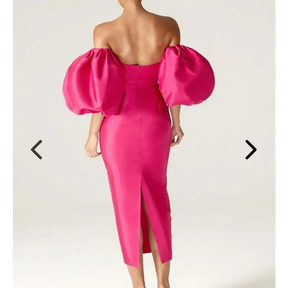 Hot pink dress - Picture 4 of 4